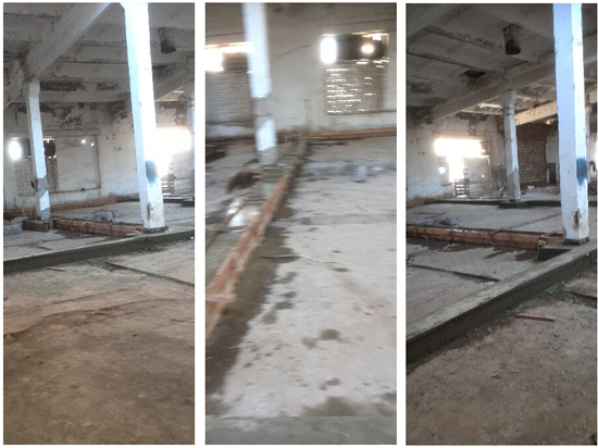 冷庫施工前場(chǎng)地